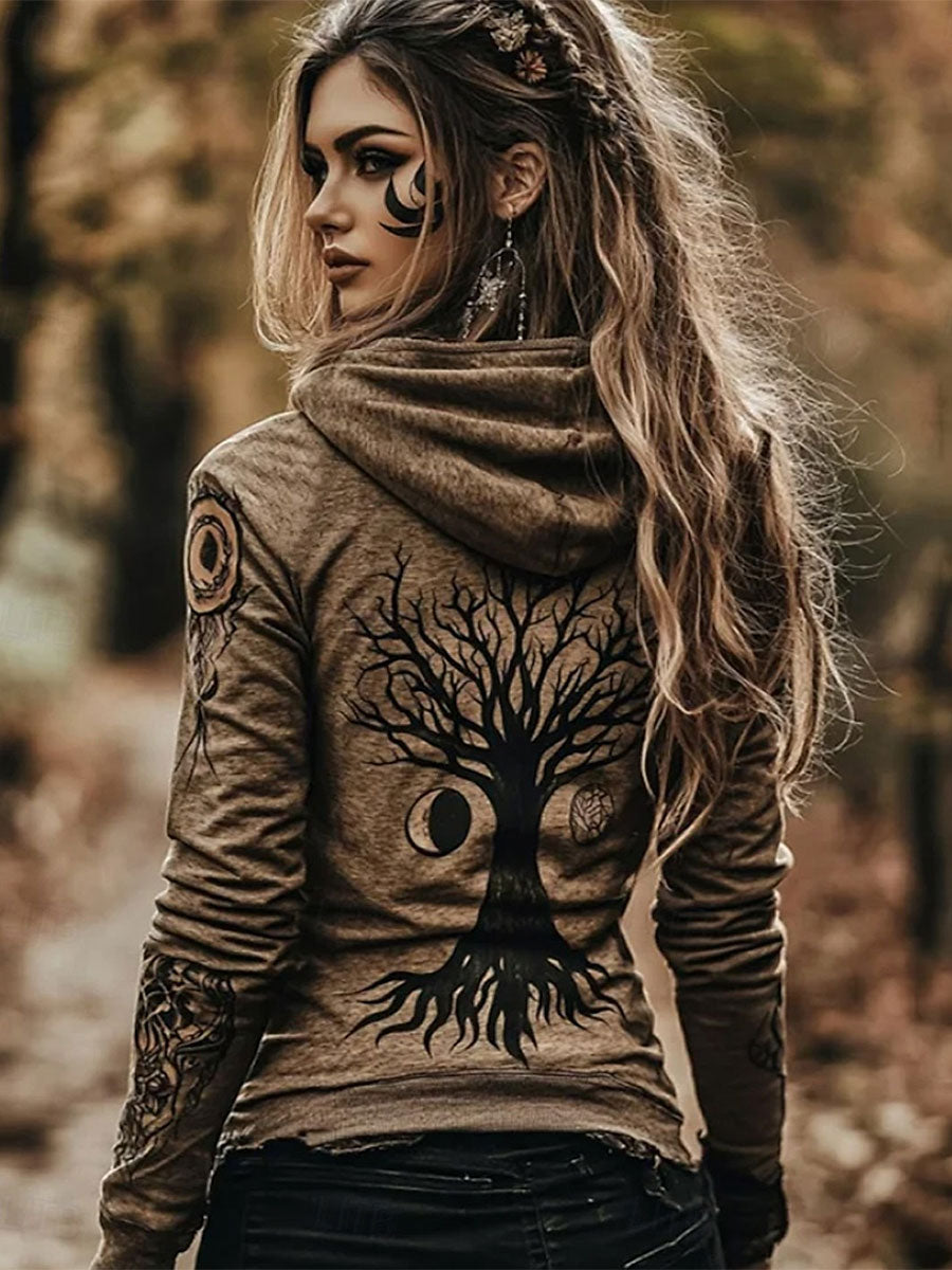 Wikinger baum der Schwimmweste Damen bekleidung