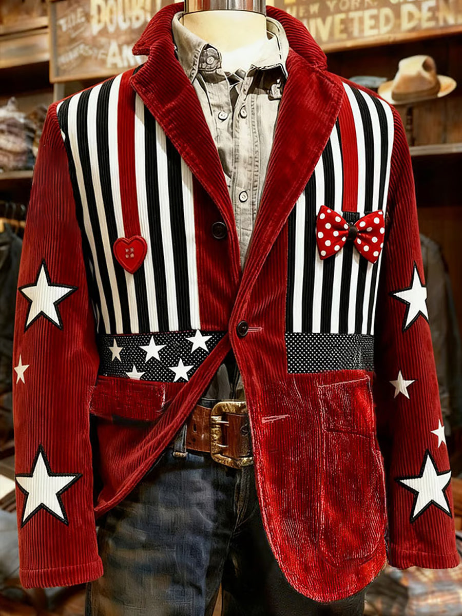 Herren Cologne Carnival Print Casual Anzüge