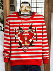 Frauen Kölner Karneval Clown Regelmäßiges Sweatshirt