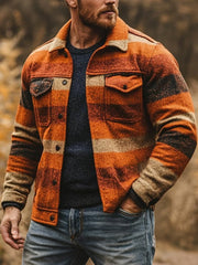 Herren Freizeit jacke Kariert