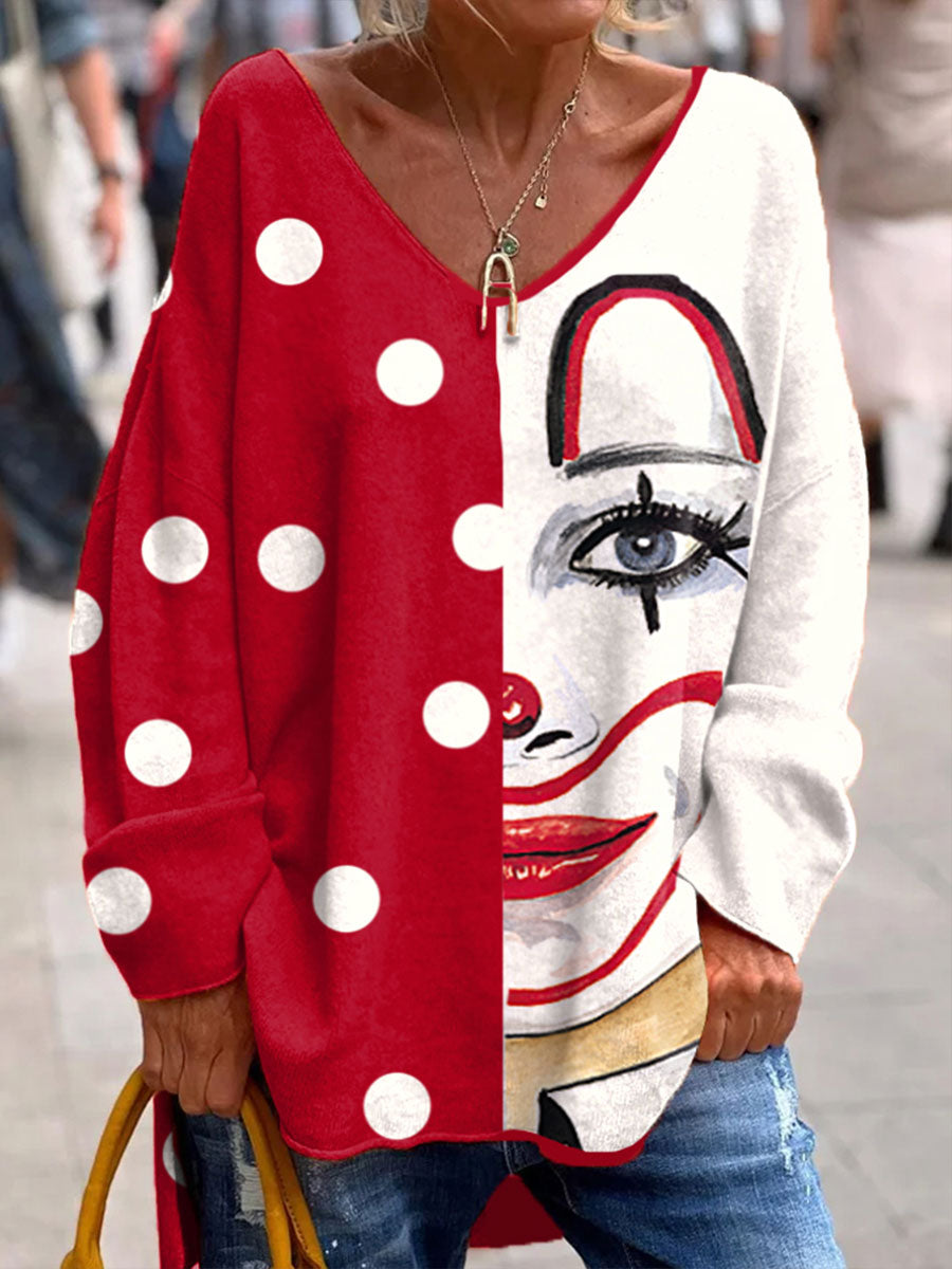 Karneval-Kunst bedruckte Tops für Frauen