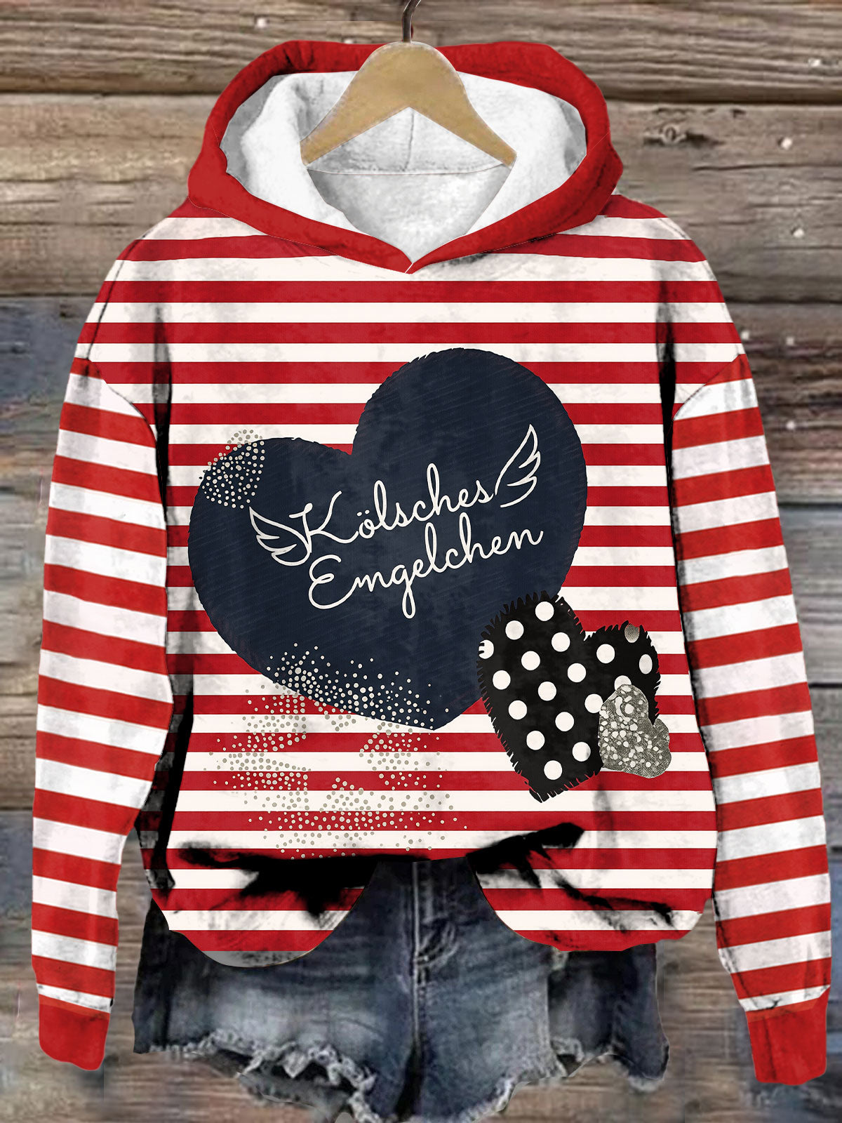 Karneval-Kunst bedruckter Hoodie für Frauen