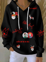 Karneval-Kunst bedruckter Hoodie für Frauen