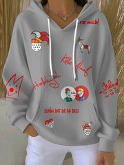 Karneval-Kunst bedruckter Hoodie für Frauen