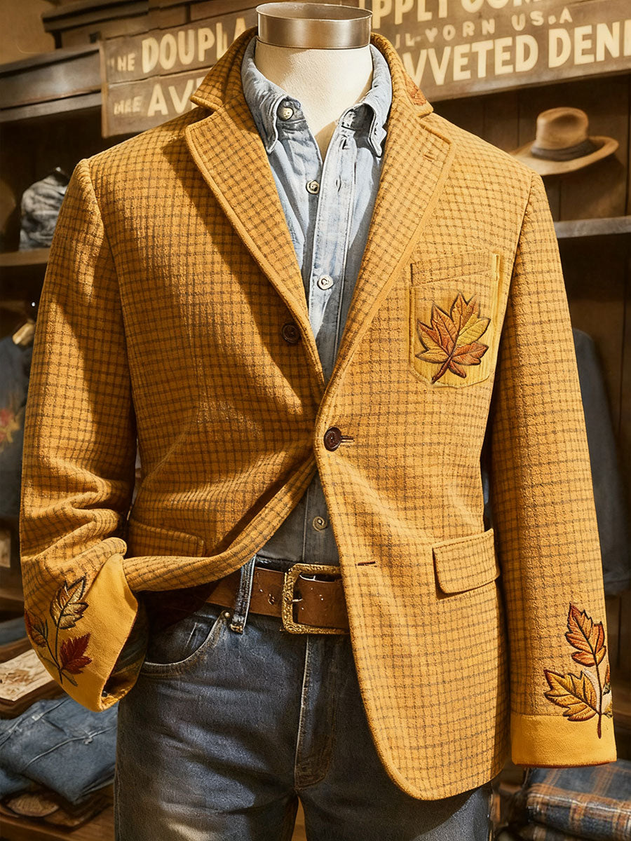 Herren Herbst Kunst Bedruckte Jacke