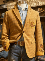 Herren Herbst Kunst Bedruckte Jacke