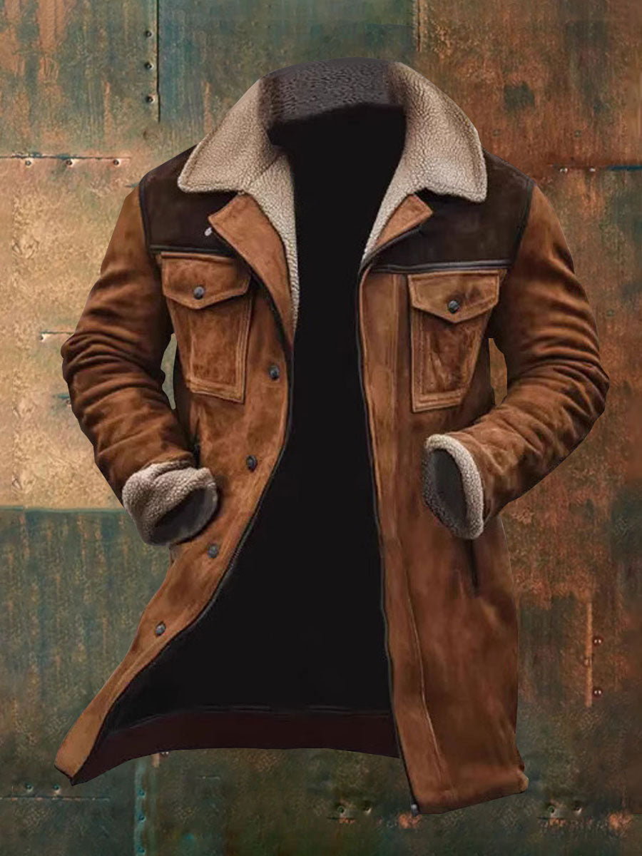 Herren Retro Tasche Reiß verschluss Jacke