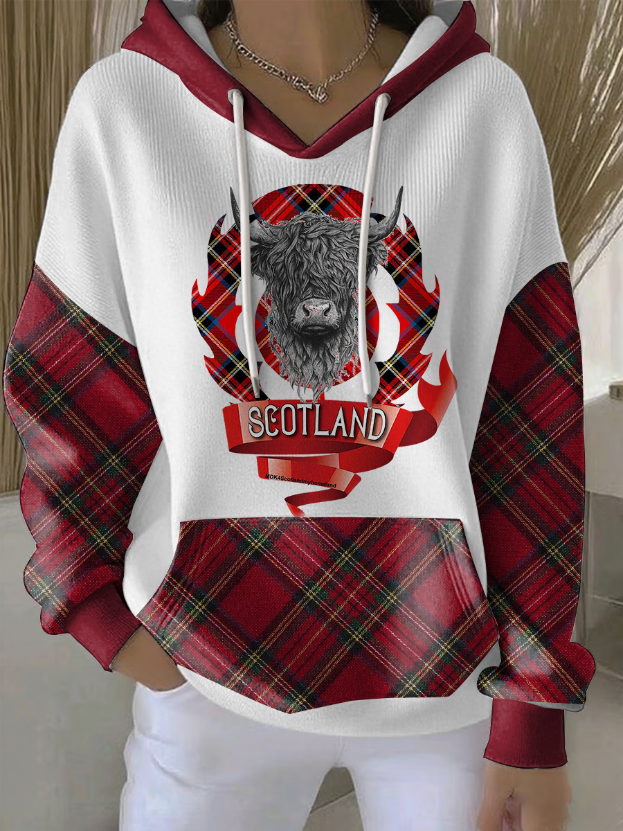 Women's Scotland Highland Cow Hoodie
