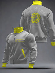 Men's I Wanna Be Adored Lemon Roses Music Lover Printed Coat