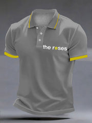 Men's Lemon Roses Music Lover polo shirt