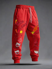 Kölle Alaaf Cologne Carnival Clown Print Freizeit hosen für Herren