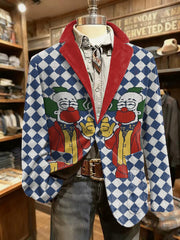 Herren Cologne Carnival Print Casual Anzüge