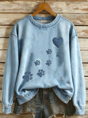 Women's Dog Paw Sweatshirt
