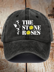 Unisex  Lemon Roses Music Lover  Print Hat