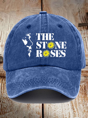 Unisex  Lemon Roses Music Lover  Print Hat