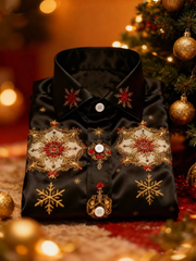 Herren Retro Neujahr Weihnachts druck Shirt
