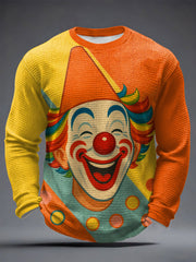 Herren-Clown-Print-T-Shirt mit Kölner Karnevals-T-Shirt
