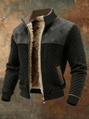 Herren Jacke mit Western fleece ausgekleidet