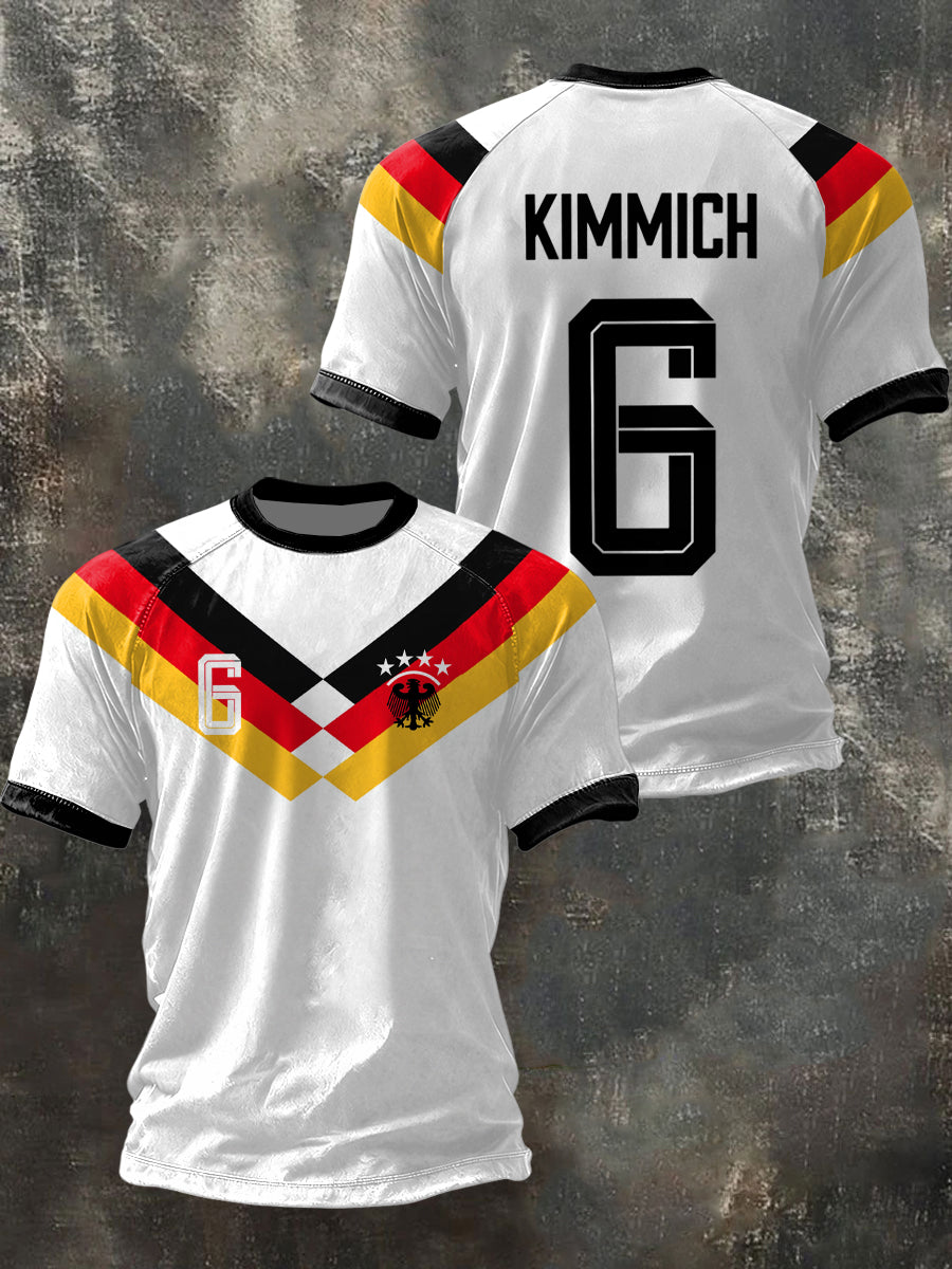 Bedrucktes T-Shirt der Männer der deutschen Weltmeister schaft 2026