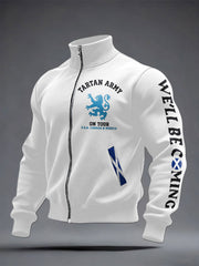 Unisex Scotland Football Lover We'll Be Coming Printed Coat