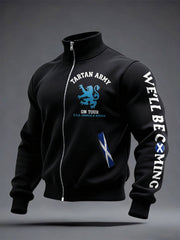 Unisex Scotland Football Lover We'll Be Coming Printed Coat