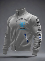 Unisex Scotland Football Lover We'll Be Coming Printed Coat