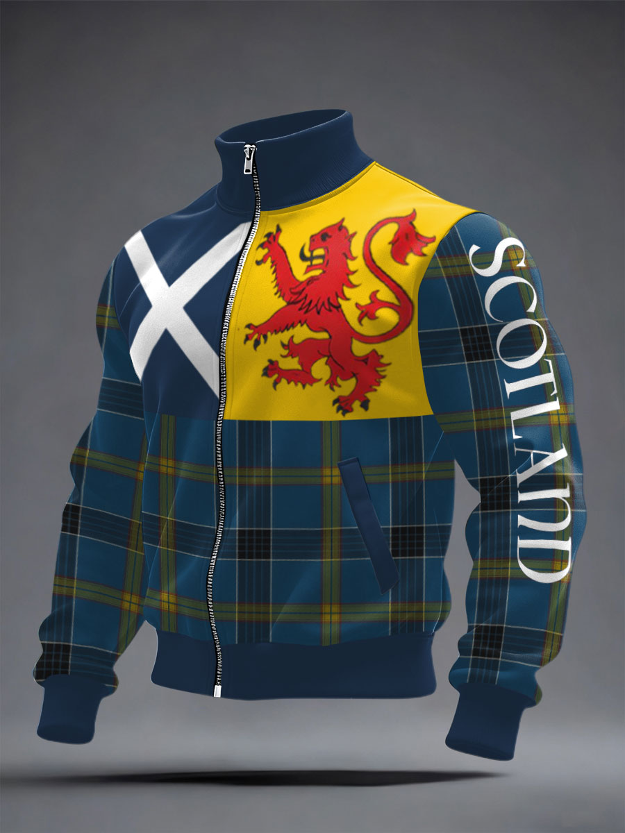 Unisex Scotland We'll Be Coming 2026 Football Lover Printed Coat