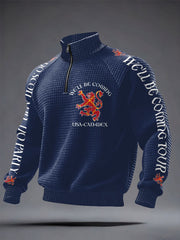 Men's UK Scotland Football Lover We'll Be Coming 2026 Printed Sweatshirt