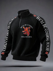 Men's UK Scotland Football Lover We'll Be Coming 2026 Printed Sweatshirt