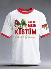 Herren-T-Shirt Kölner Karneval kurze Ärmel