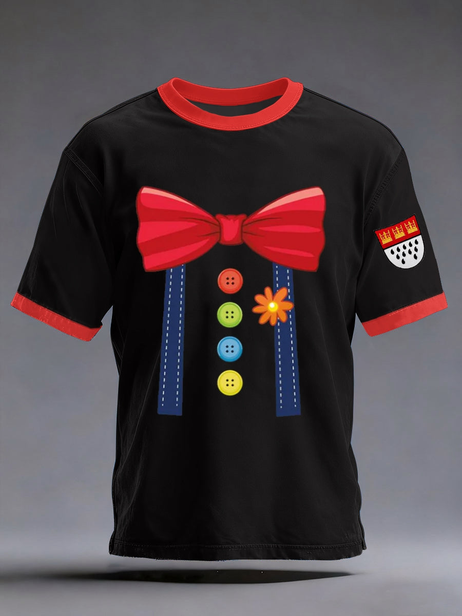 Herren-T-Shirt Kölner Karneval kurze Ärmel
