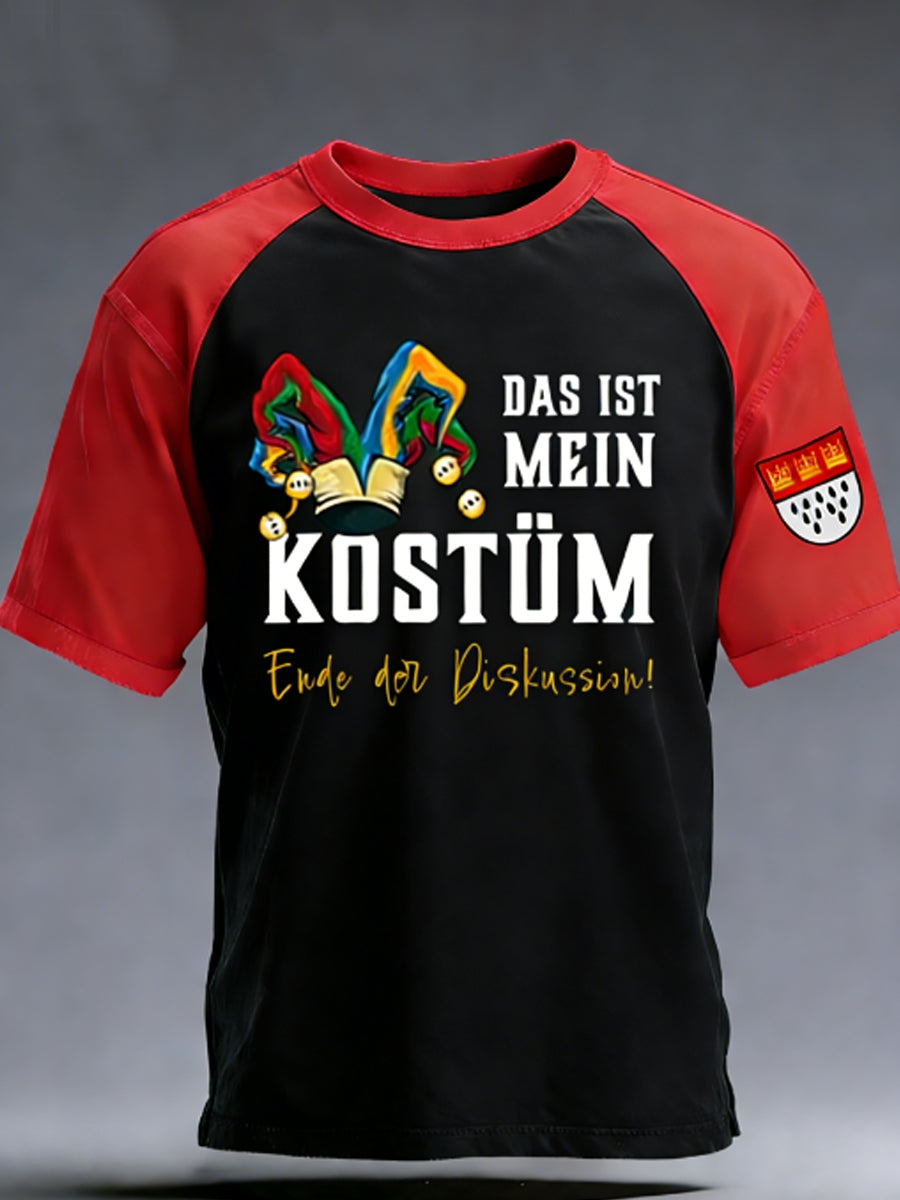 Kurzarm-T-Shirt Kölner Karneval für Herren