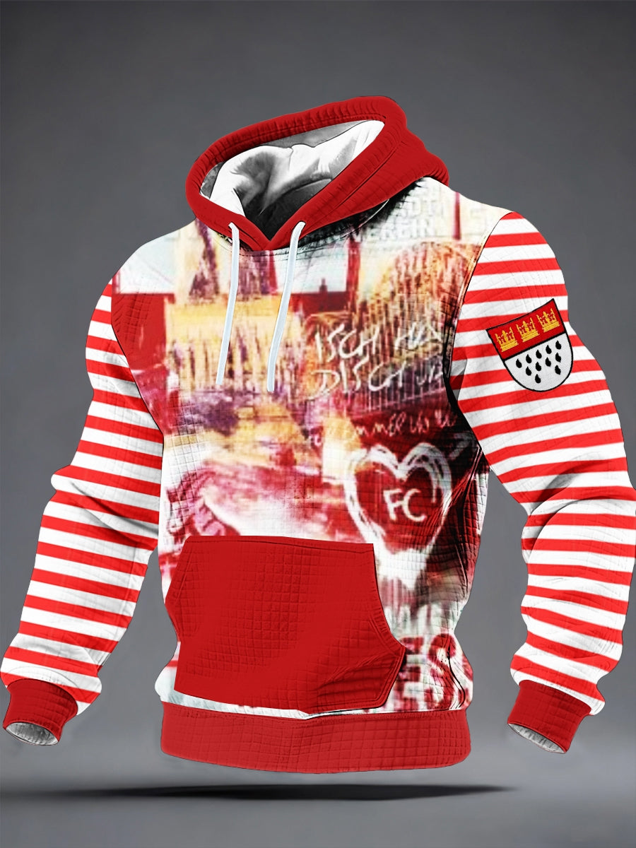 Herren Kölner Karneval Kapuzen pullover aus Baumwolle