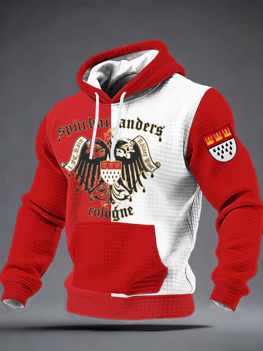 Herren Kölner Karneval Kapuzen pullover aus Baumwolle