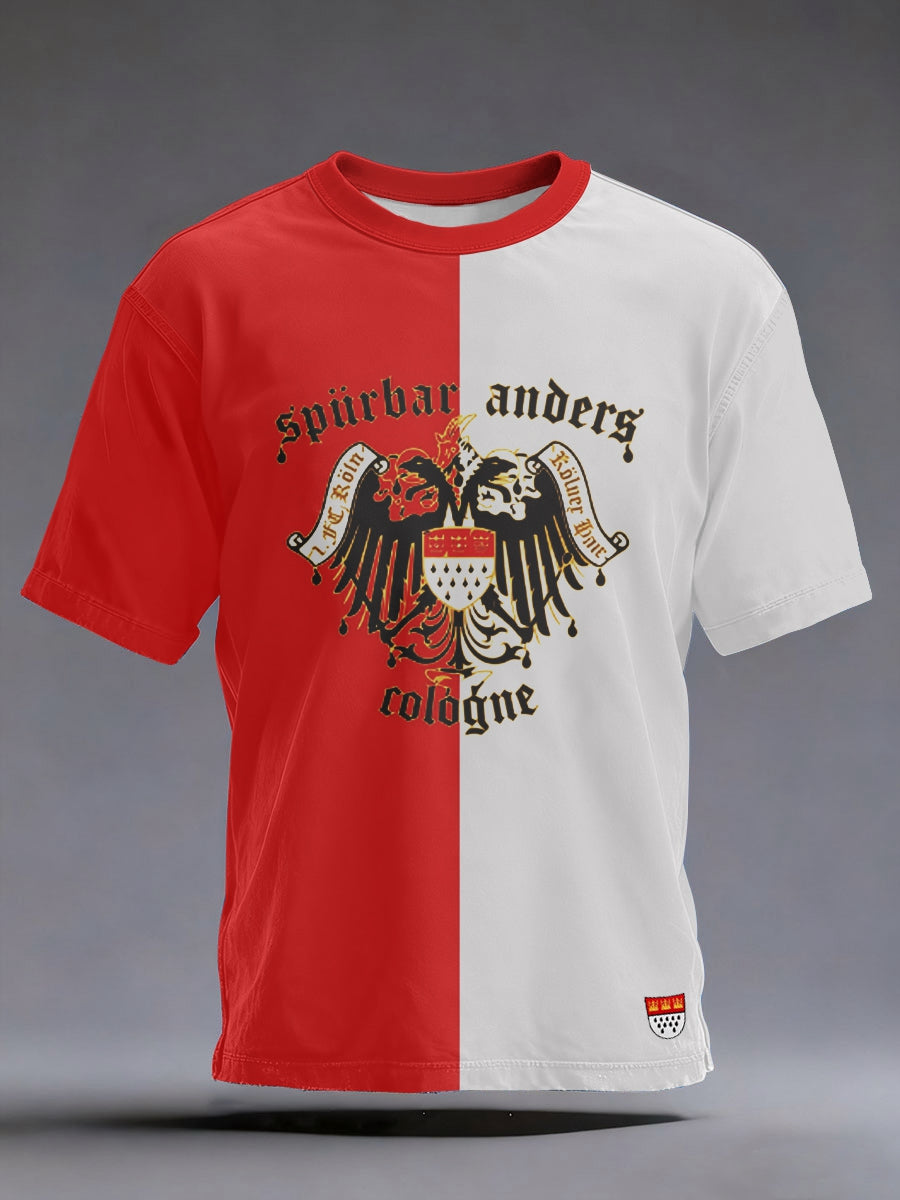 Herren-T-Shirt Kölner Karneval kurze Ärmel