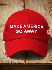 Unisex Make American Go Away Embroidered Hat