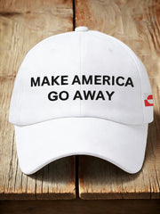 Unisex Make American Go Away Embroidered Hat