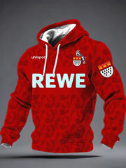 Herren Kölner Karneval Kapuzen pullover aus Baumwolle