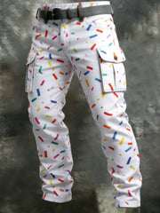 Herren Kölner Karneval Retro Business Style Freizeit hose