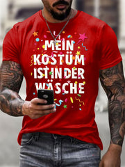 Kölner Karnevals druck Herren Casual T-Shirt