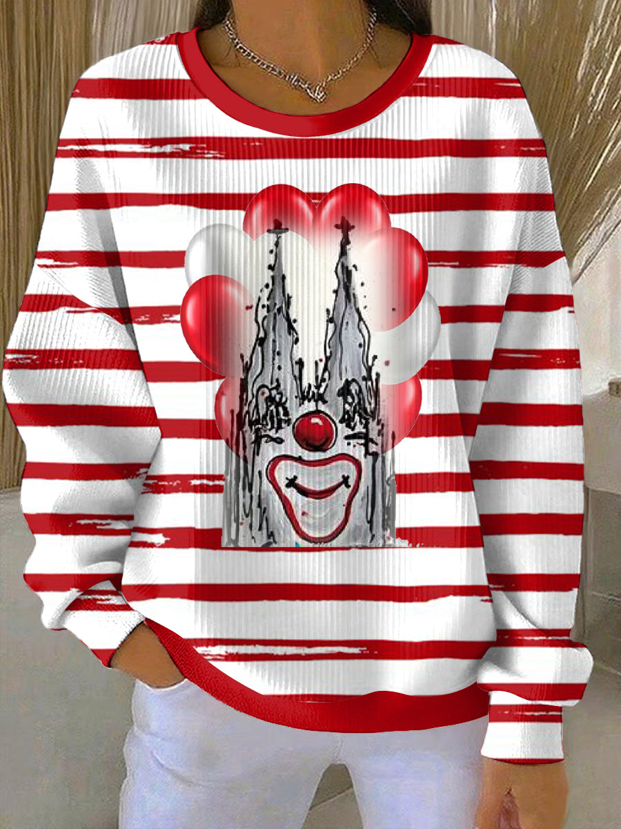 Frauen Deutschland Köln Karneval Print Casual Sweatshirt