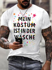 Kölner Karnevals druck Herren Casual T-Shirt