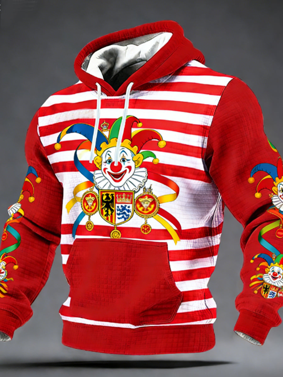 Herren Kölner Karneval Kapuzen pullover aus Baumwolle