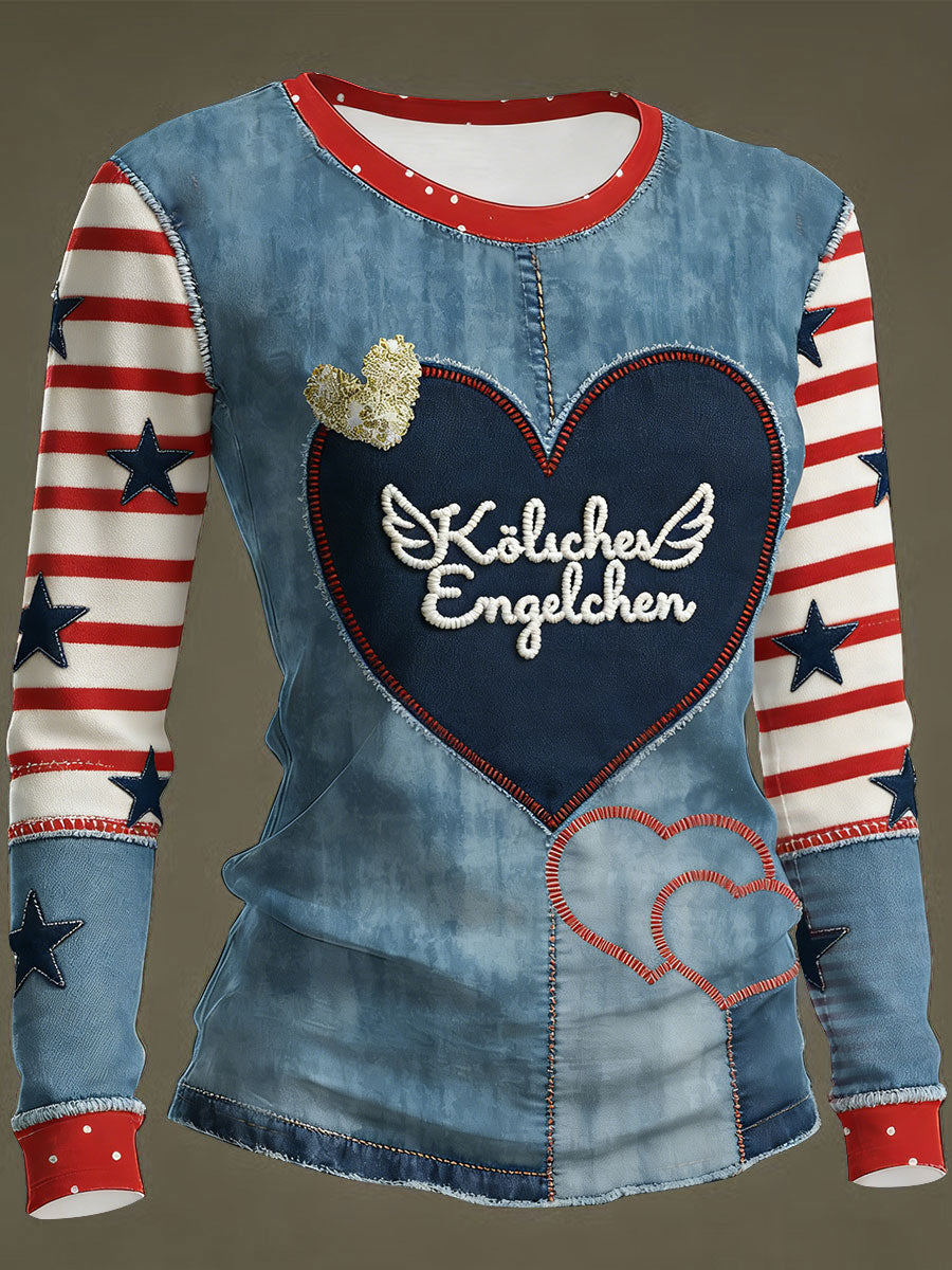 Karneval Kunst bedruckte Tops für Frauen