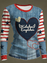 Karneval Kunst bedruckte Tops für Frauen