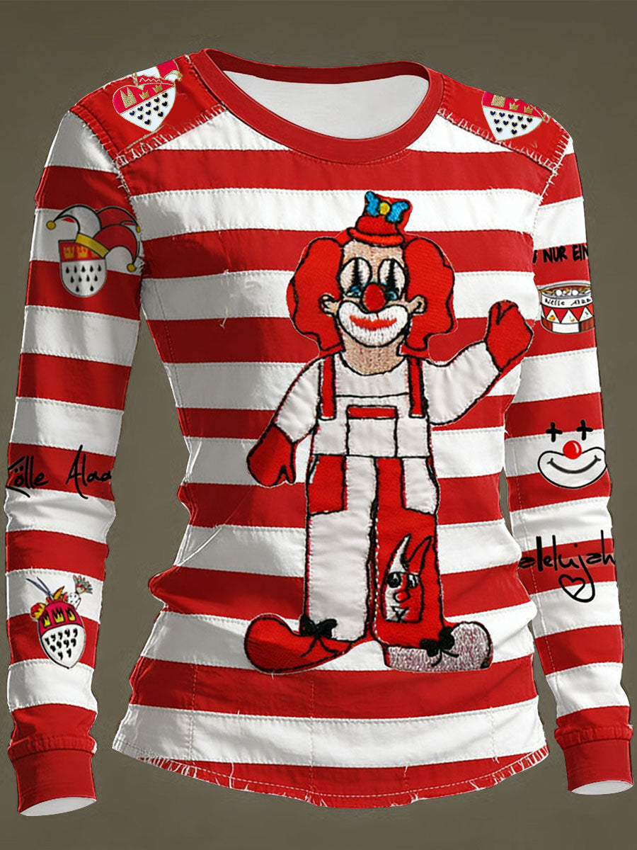 Karneval Kunst bedruckte Tops für Frauen