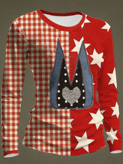 Karneval Kunst bedruckte Tops für Frauen