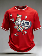 T-Shirt mit kurzen Ärmeln für Herren Kölner Karneval Print