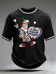 T-Shirt mit kurzen Ärmeln für Herren Kölner Karneval Print