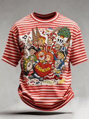 T-Shirt mit kurzen Ärmeln für Herren Kölner Karneval Print